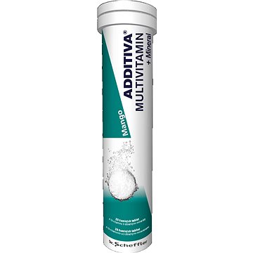 Obrázok Additiva multivitamíny + minerály tbl.eff. 20 ks mango