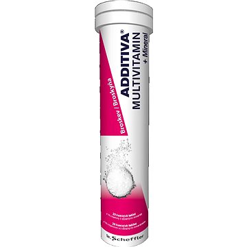 Obrázok Additiva multivitamíny + minerály tbl.eff.20 broskyňa