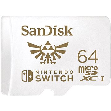 Obrázok SanDisk MicroSDXC 64GB Nintendo Switch A1 UHS-I (V30) U3 (SDSQXAT-064G-GNCZN)