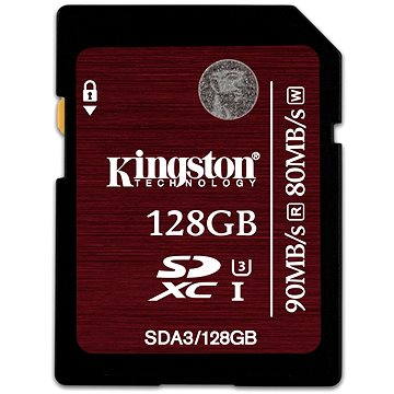 Obrázok Kingston SDXC 128GB UHS-I Speed Class 3 (SDA3/128GB)