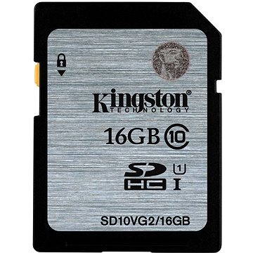 Obrázok Kingston SDHC 16GB Class 10 UHS-I (SD10VG2/16GB)