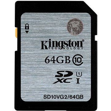 Obrázok Kingston SDXC 64GB Class 10 UHS-I (SD10VG2/64GB)