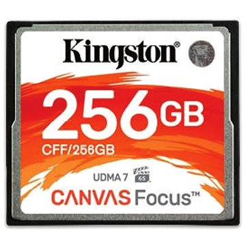 Obrázok Kingston Compact Flash 256GB Canvas Focus (CFF/256GB)