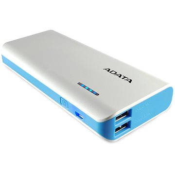 Obrázok ADATA PT100 Power Bank 10000mAh bielo-modrá (APT100-10000M-5V-CWHBL)