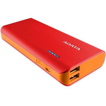 Obrázok ADATA PT100 Power Bank 10000mAh červeno-oranžová (APT100-10000M-5V-CRDOR )