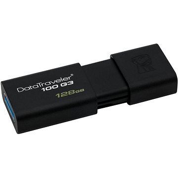 Obrázok Kingston DataTraveler 100 G3 128 GB čierny (DT100G3/128GB)