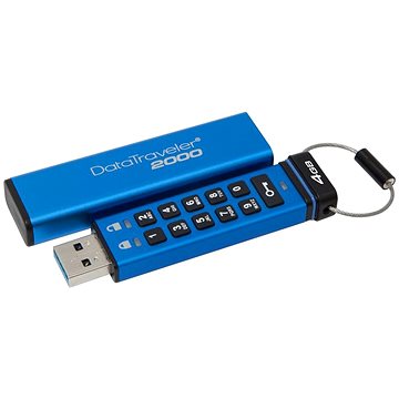 Obrázok 4GB Kingston USB 3.0 DT2000 HW šifrování, keypad DT2000/4GB