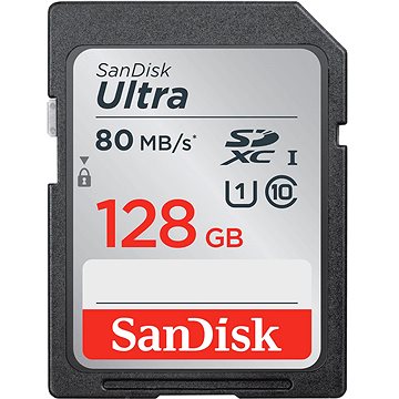 Obrázok SDXC karta, 128 GB, SanDisk Ultra™, Class 10, UHS-I