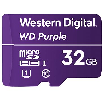 Obrázok WD PURPLE microSDXC CARD WDD128G1P0A 128GB Class 10 (R80 / W50 MB/s), WDD128G1P0A