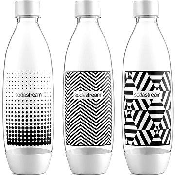 Obrázok SodaStream Fľaša Tripack 1 l Fuse Black & White (42002133)