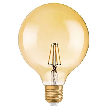 Obrázok Osram 1906 Globe 34 4W LED E27 2400K GOLD (4052899962071)