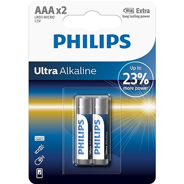 Obrázok Philips LR03E2B 2 ks v balení (LR03E2B/10)