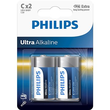 Obrázok Philips LR14E2B 2ks v balení (LR14E2B/10)