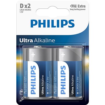 Obrázok Philips LR20E2B 2ks v balení (LR20E2B/10)