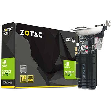 Obrázok ZOTAC GeForce GT 710 PCIe x1 ZONE Edition Low Profile 1GB DDR3 (ZT-71304-20L)