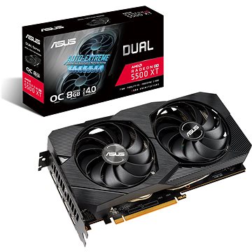 Obrázok ASUS DUAL Radeon RX 5500 XT O8G EVO (90YV0DV1-M0NA00)