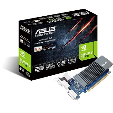 Obrázok ASUS VGA NVIDIA GT710-SL-2GD5-BRK, 90YV0AL3-M0NA00