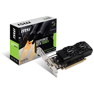 Obrázok MSI GeForce GTX 1050 Tí 4GT LP (GTX 1050 Ti 4GT LP)