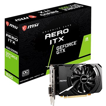 Obrázok MSI GeForce GTX 1650 D6 AERO ITX OC GTX 1650 D6 AERO ITX OC