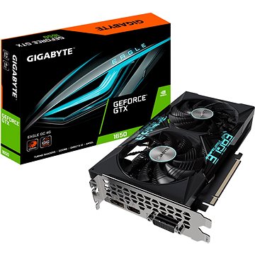 Obrázok GIGABYTE GeForce GTX 1650 D6 EAGLE OC 4G (GV-N1656EAGLE OC-4GD)