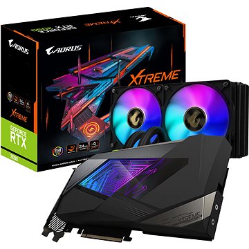 Obrázok GIGABYTE AORUS GeForce RTX 3090 XTREME WATERFORCE 24G (GV-N3090AORUSX W-24GD)