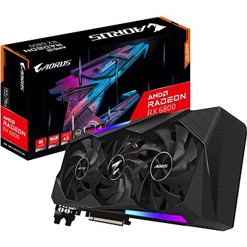 Obrázok GIGABYTE AORUS Radeon RX 6800 MASTER 16G (GV-R68AORUS M-16GD)