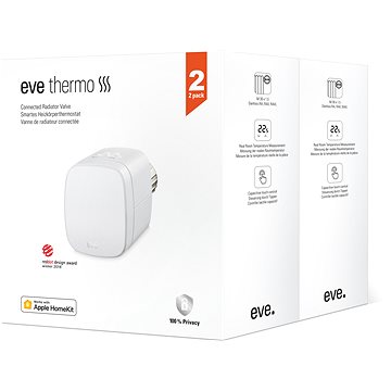 Obrázok EVE MULTIPACK 2X THERMO Smart Radiator Valve (Chipset 2020) (10EBP1701-2X)