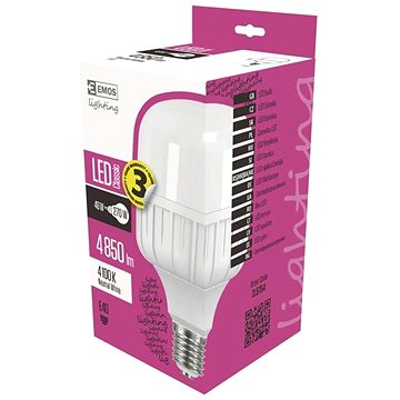 Obrázok LED žiarovka Classic T140,46W E40 neutrálna biela