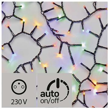 Obrázok LED vánoční řetěz – ježek, venkovní, 12m, multicolor, časovač (1534218700)