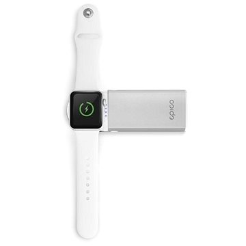 Obrázok EPICO POWER BAR - silver 5 200 mAh pre Apple Watch/ iPhone