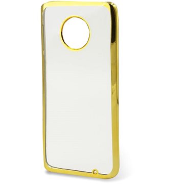 Obrázok Puzdro mobilNET gumené Epico Bright Moto G6 Plus zlaté