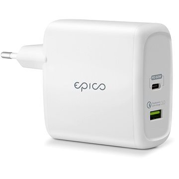 Obrázok Epico 60W PRO Charger – biely (9915101100054)