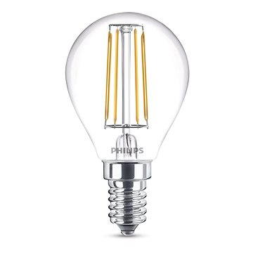 Obrázok Philips LEDClassic Filament Retro kvapka 4-40W, E14, 2700K, číra (929001258101)