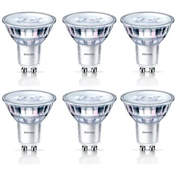 Obrázok Philips LEDClassic spot 4,6 - 50 W, GU10, 2700K, súprava 6 ks (929001215233)