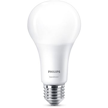 Obrázok Philips LED SceneSwitch 100W, E27, 2700-2500-2200K, matná (929001336601)