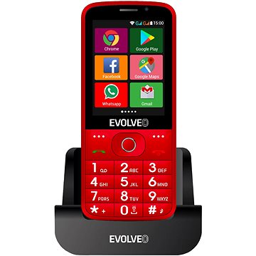 Obrázok EVOLVEO EasyPhone AD červený (EP-900-ADR)