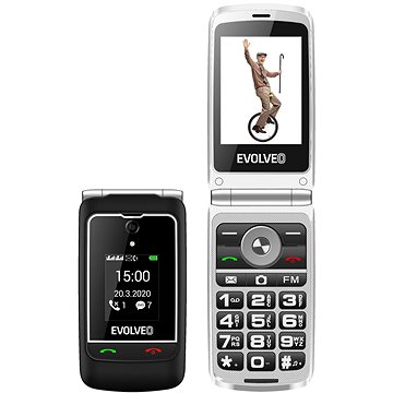 Obrázok EVOLVEO EasyPhone FG čierna (EP-750-FGB)