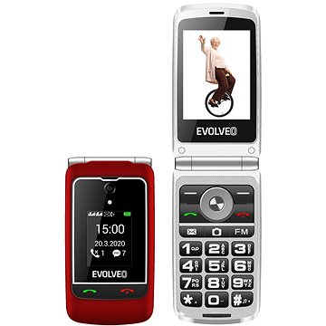 Obrázok EVOLVEO EasyPhone FG červená (EP-750-FGR)