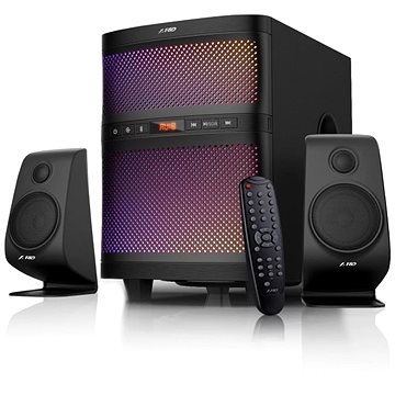 Obrázok Fenda F&D F580X 2.1, bluetooth, rádio, USB, dálkové ovládání (F580X) čierne