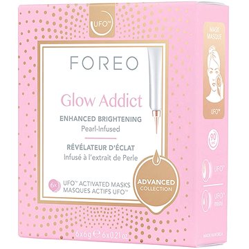 Obrázok FOREO UFO™ Glow Addict rozjasňujúca maska  6 x 6 g