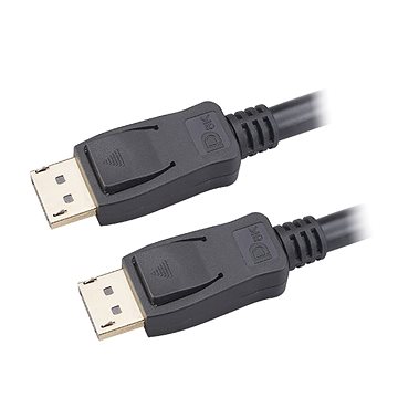 Obrázok AKASA kabel DisplayPort na DisplayPort 8K@60Hz, v1.4, 3m, AK-CBDP23-30BK