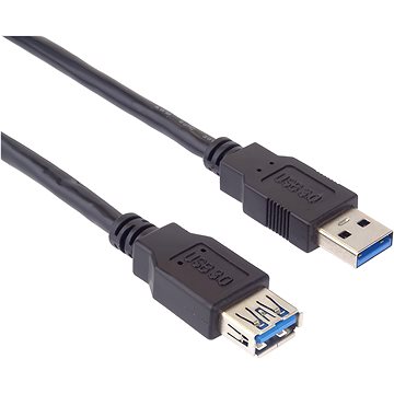 Obrázok PremiumCord USB 3.0 predlžovací 3 m AA čierny (ku3paa3bk)