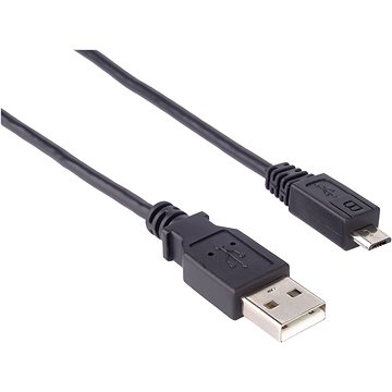 Obrázok PremiumCord USB 2.0 prepojovací A-B micro 3 m čierny (ku2m3f)