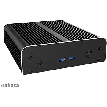 Obrázok AKASA Newton PX hliníková skrinka pre 8. Gen Intel NUC (Provo Canyon)/A-NUC50-M1B