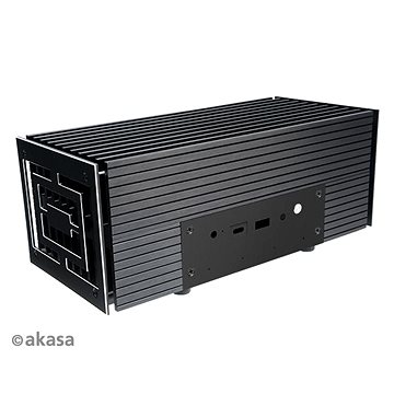 Obrázok AKASA Turing FX hliníková skrinka pre 10. Gen Intel NUC (Frost Canyon)/A-NUC52-M1B