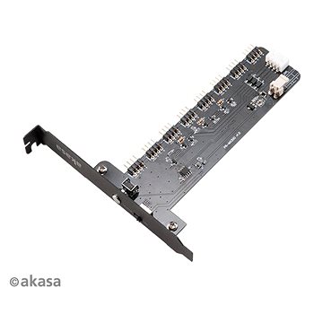 Obrázok AKASA řadič Vegas RGB XL, 8 kanálů, PCIe slot, AK-RLD-03