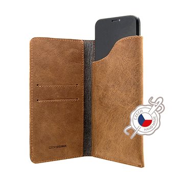 Obrázok Kožené puzdro FIXED Pocket Book pre Apple iPhone 6/6S/7/8, hnedé