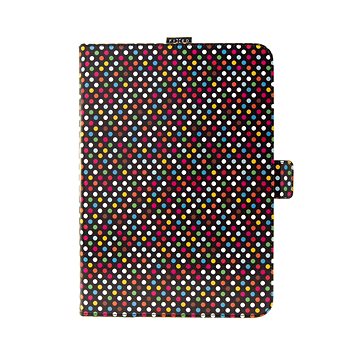 Obrázok Pouzdro pre 10,1 "tablety FIXED Novel so stojanom a vreckom pre stylus, PU kože, motív Rainbow Dots