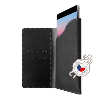 Obrázok Kožené puzdro FIXED Pocket Book pre Apple iPhone 6 Plus/6S Plus/7 Plus/8 Plus/XS Max, sivé