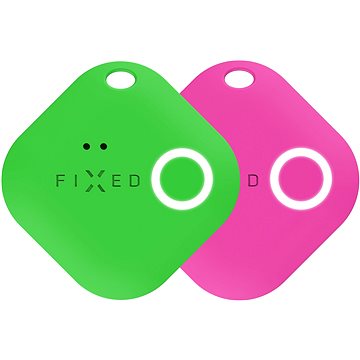 Obrázok FIXED Smile s motion senzorem, DUO PACK - zelený + růžový (FIXSM-SMM-GNPN)